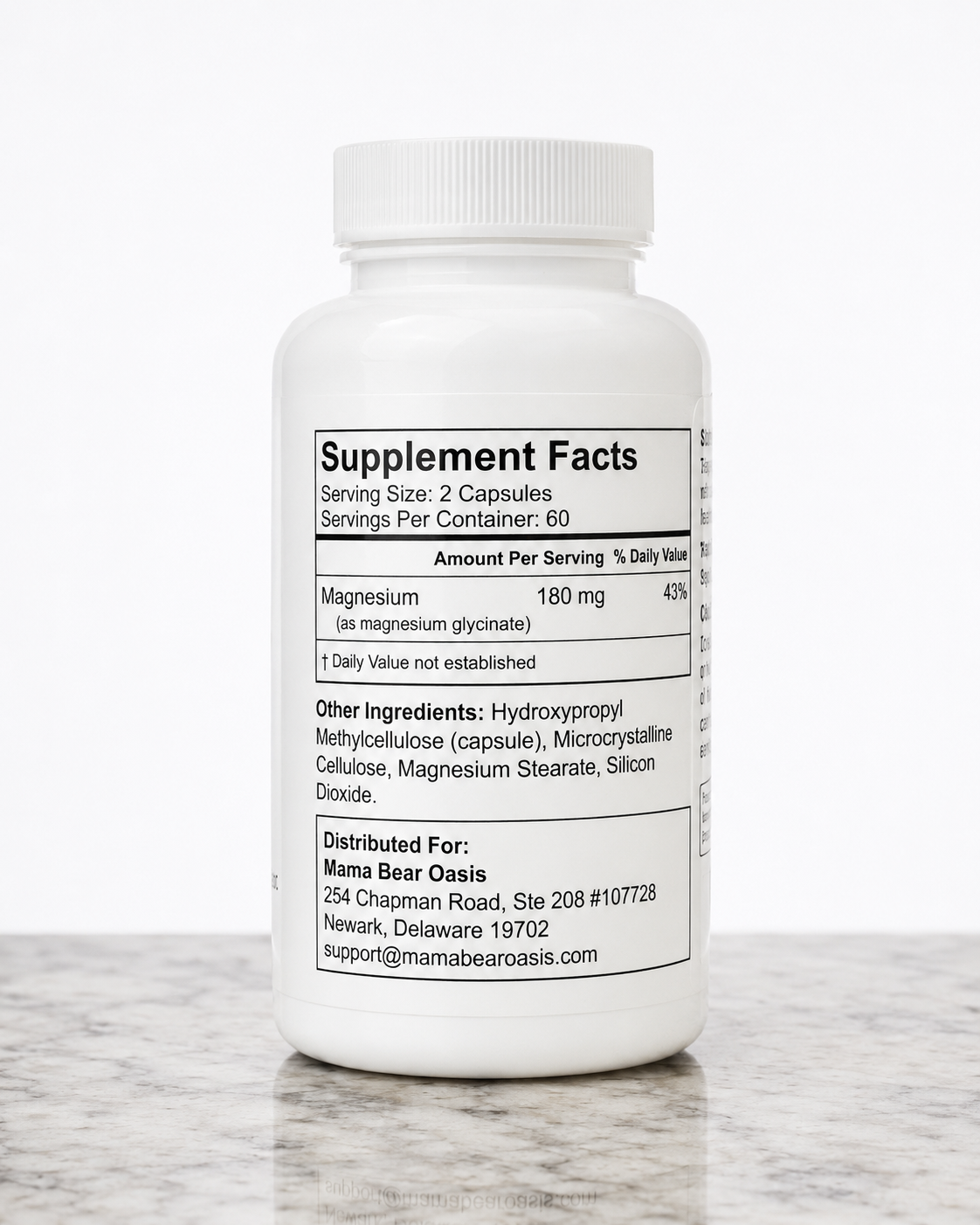 Mama Bear Magnesium Glycinate | Nighttime Sleep Support