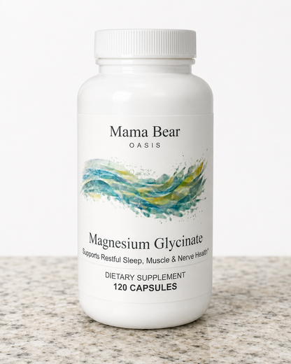 Mama Bear Magnesium Glycinate | Nighttime Sleep Support