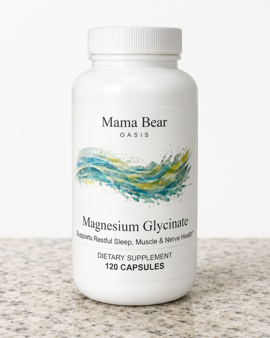 Mama Bear Magnesium Glycinate | Nighttime Sleep Support